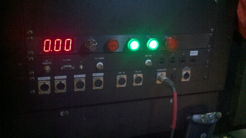 Custom Electronics - Orchestra Pit Depth Meter - Control Panel