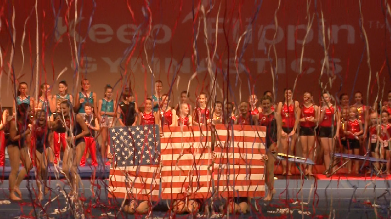 Keep Flippin Gymnastics - Finale Streamers Special Effects
